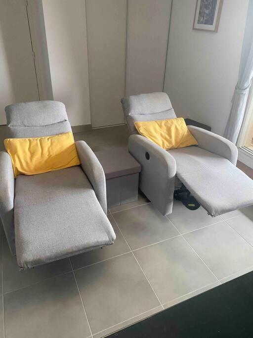 Luxueux T3 Piscine Et Vue Somptueuse Apartment Sete Bagian luar foto