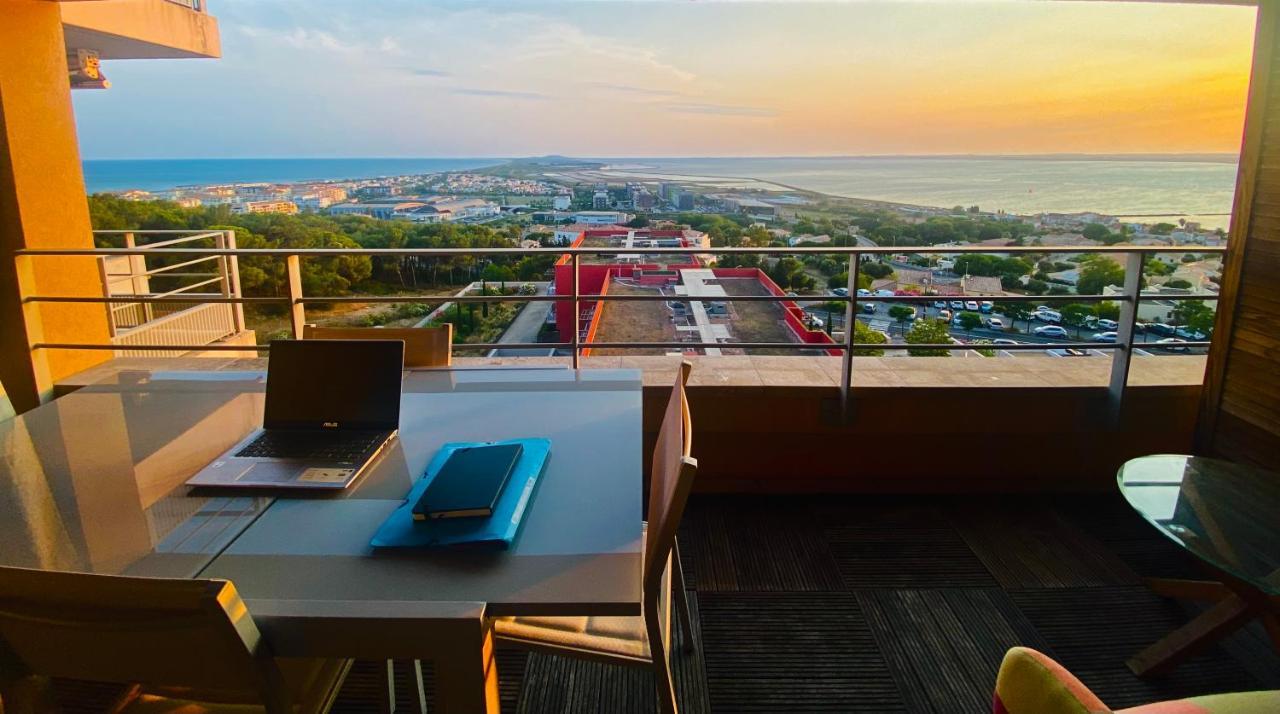 Luxueux T3 Piscine Et Vue Somptueuse Apartment Sete Bagian luar foto